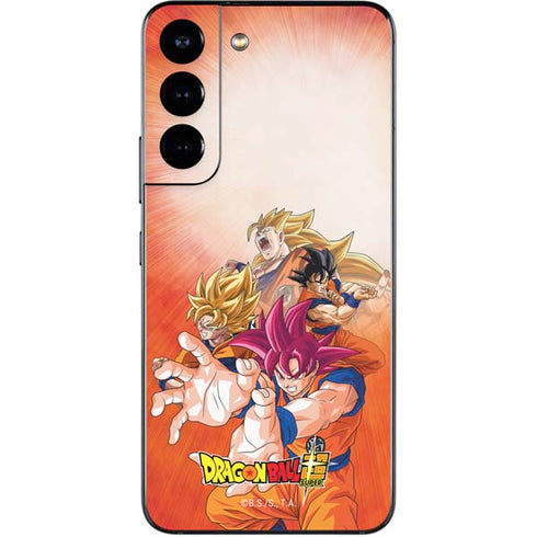 Dragon Ball Super Goku Evolution Galaxy S22 Skin